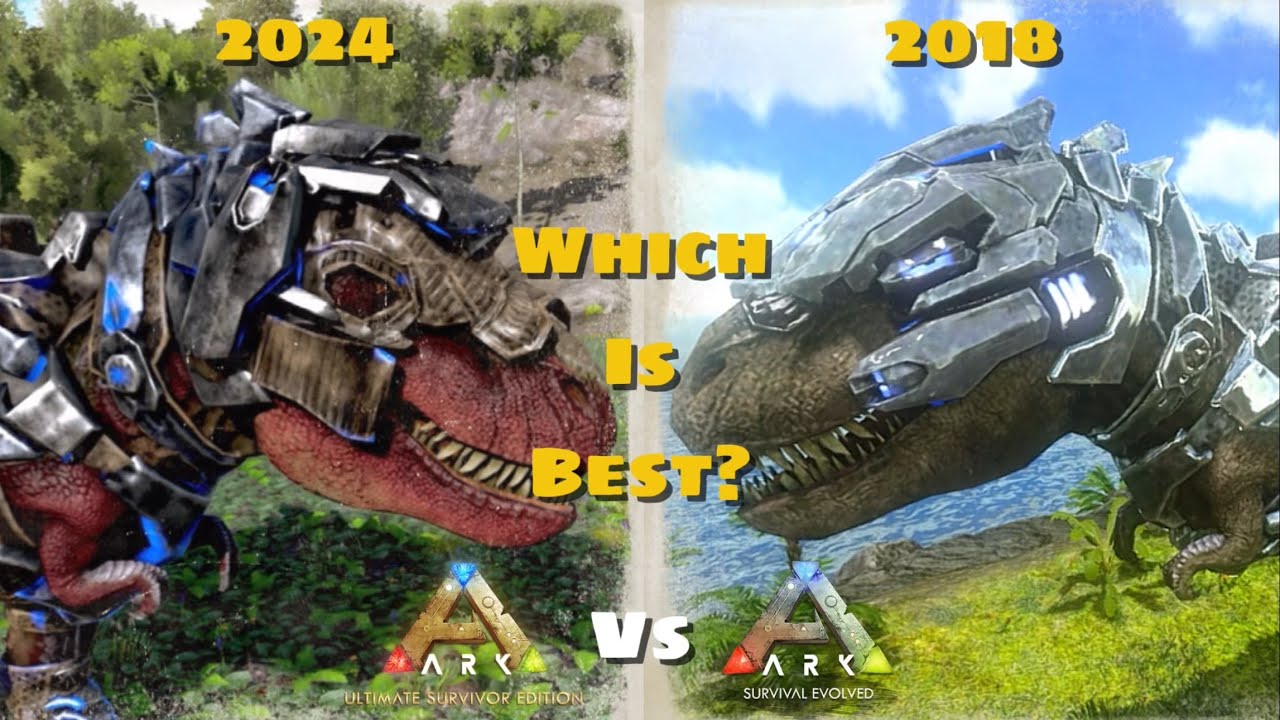 ARK Ultimate Beta VS ARK Survival || Dinosaur Graphics || Which is better.