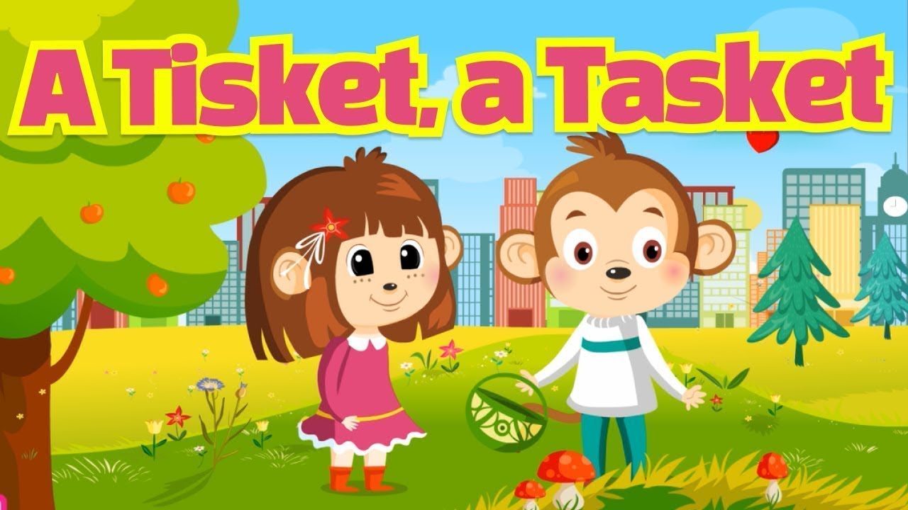 A Tisket A Tasket Poem 2026 | New Nursery Rhyme Songs 2026 | Cartoons for Babies | New English Poems