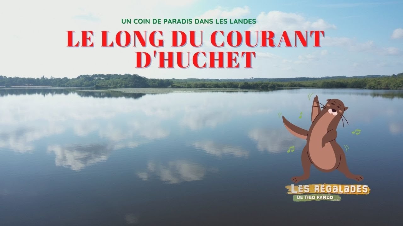 Les Régalades de Tibo Rando le long du Courant d'Huchet dans les Landes