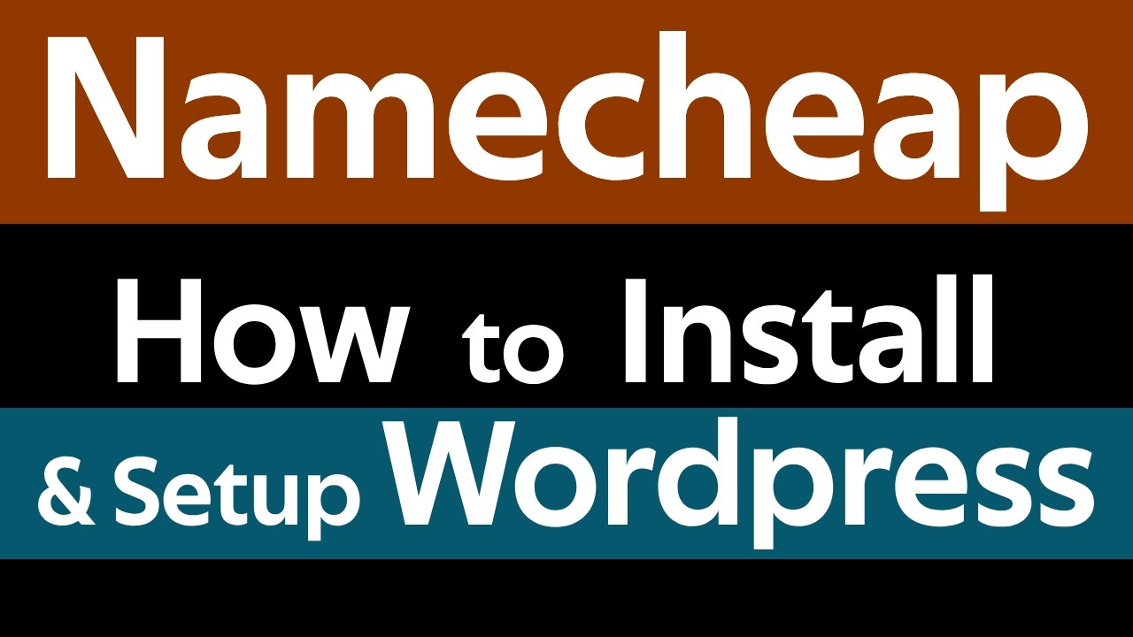 Setup Wordpress Application in Namecheap Account 2025 Install Wordpress Application in Cpanel