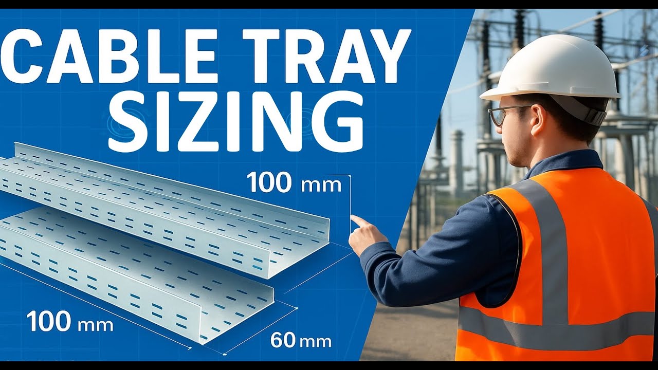 Cable tray Sizing- How to select cable trays - All detail - in Hindi.