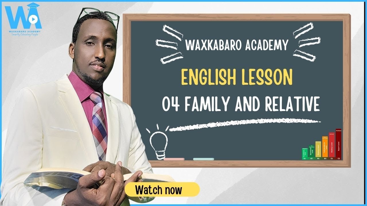 04 Barashada Luuqada English: Vocabulary Family and relative | Af-Somali