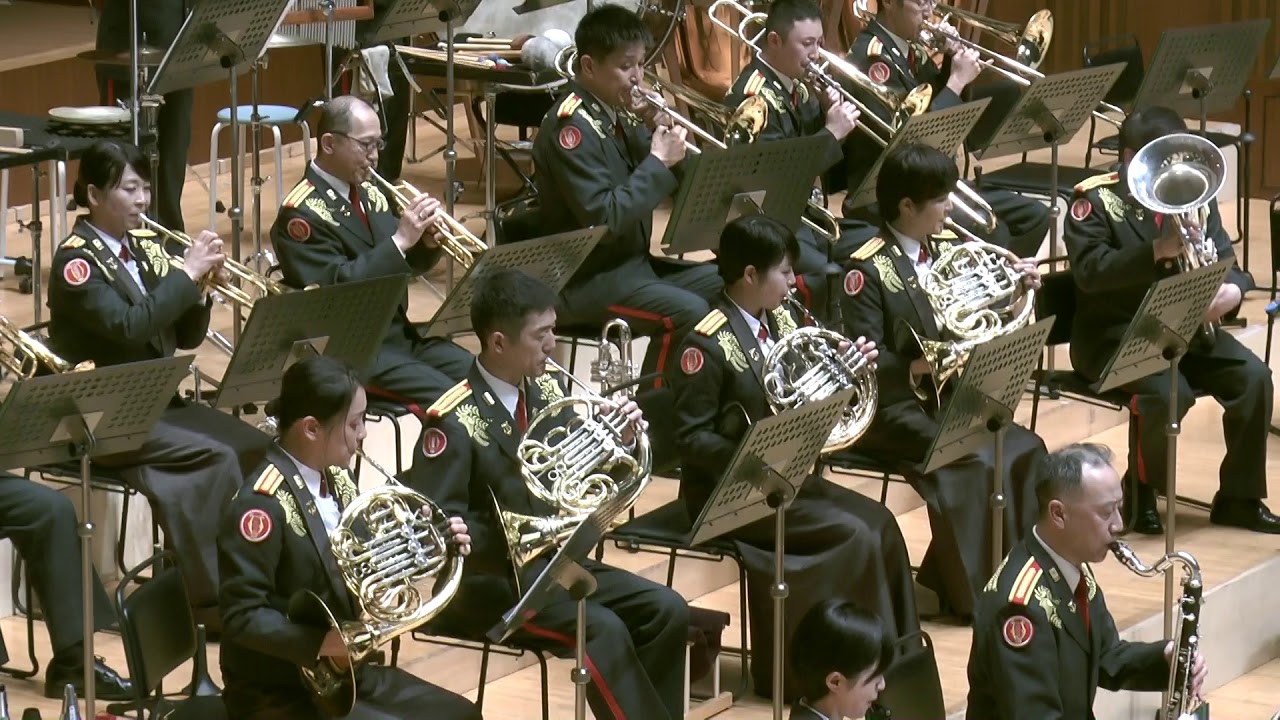 吹奏楽 ロレーヌ行進曲 ルイ･ガンヌ作曲 フェデリック･フェネル編曲 陸上自衛隊第1音楽隊 Marche Lorraine by Louis Ganne JGSDF 1st Band