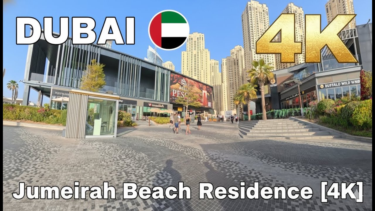 Dubai | Jumeirah Beach | The Most Popular Beach in Dubai [ 4K ] Walking #dubai #travel #uae