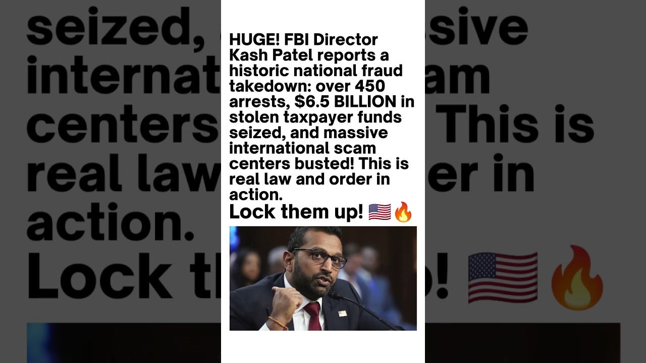 FBI Announces Major Fraud Crackdown 🚨