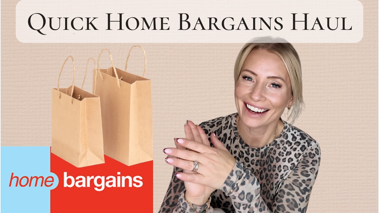 QUICK HOME BARGAINS HAUL | LETS GET BACK TO NORMAL ❤️