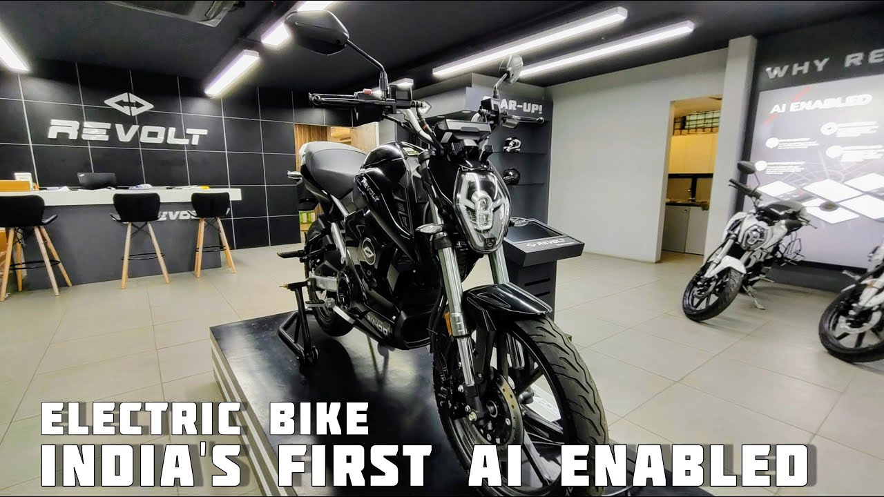 India's First AI Enabled Electric Bike | Indian Made Electric Bike | Revolt RV 400