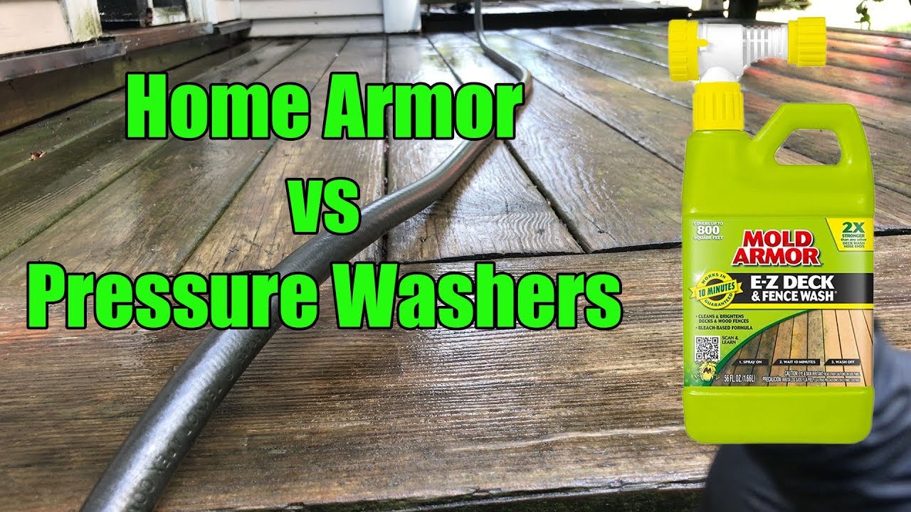 Home Armor Deck Wash vs Pressure Washer