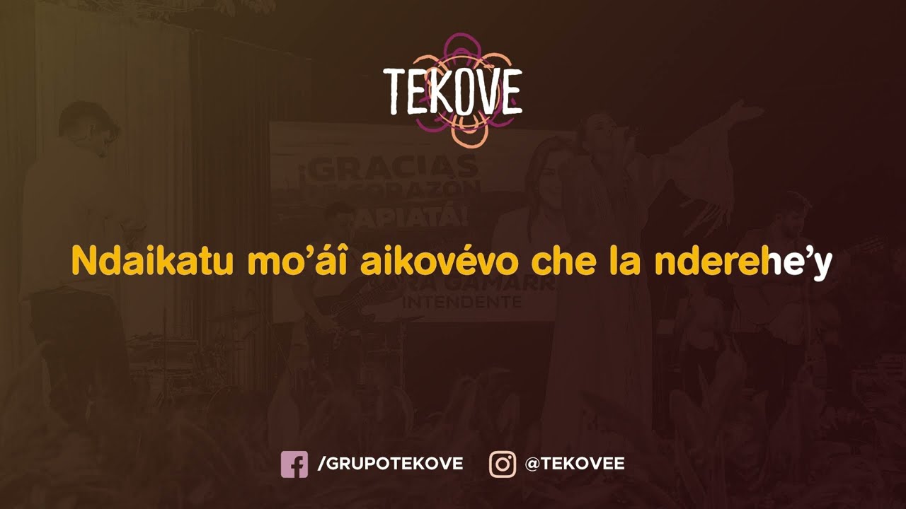 Mborayhu asy - TEKOVE (Karaoke)