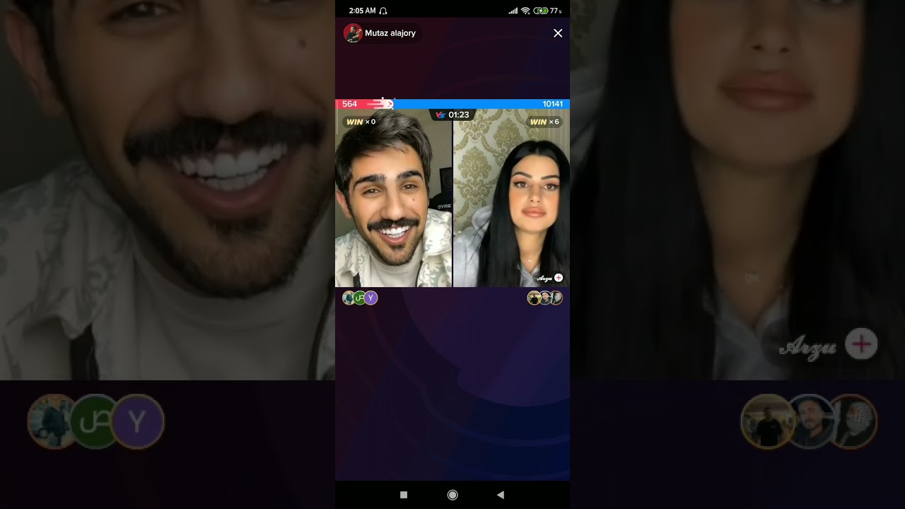 معتز ندم انه علم آرزو تحكى عربي😂😂😂😂