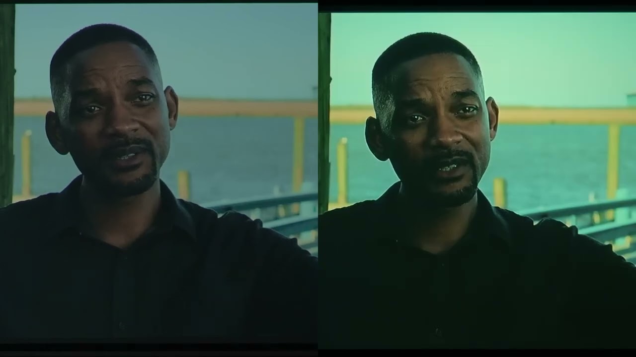 XGIMI Elfin Flip vs Yaber K3 - Side by Side Comparison of Movie Scene in 4K