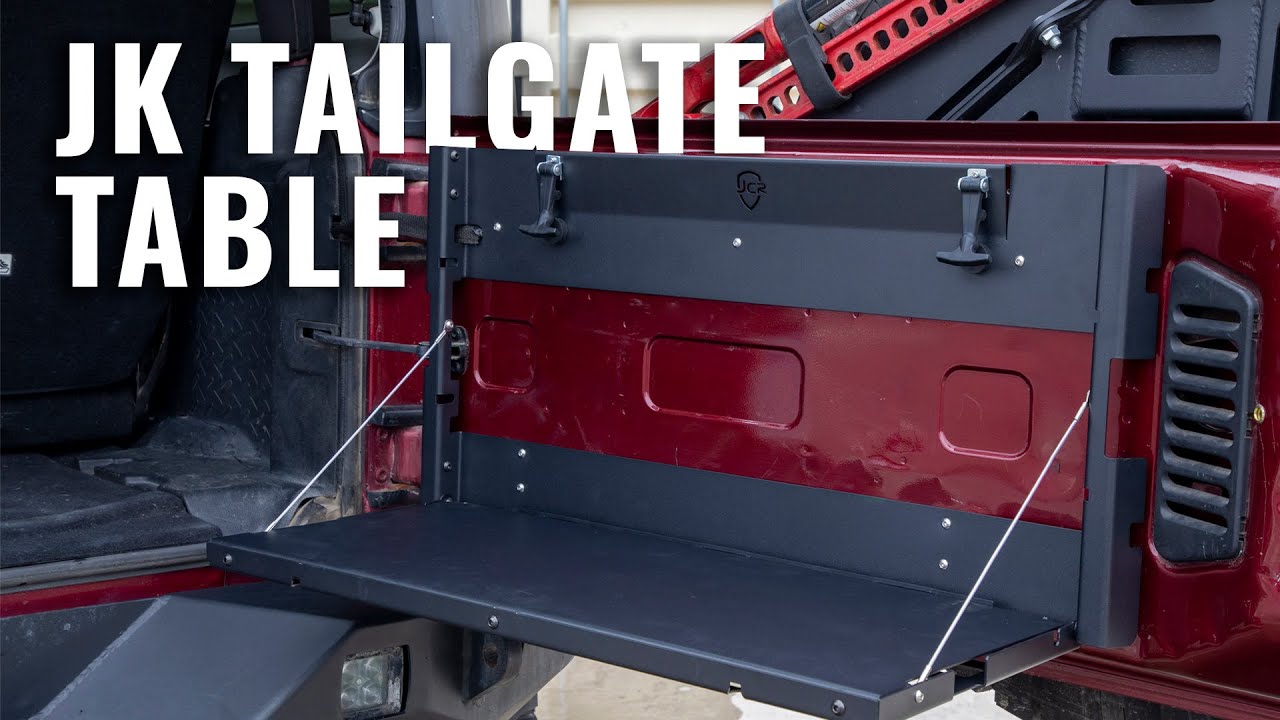 JK Wrangler Tailgate Table Install