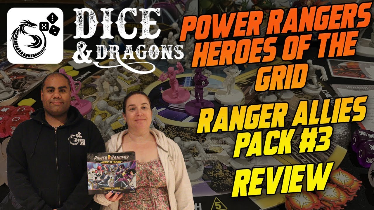 Power Rangers Heroes of the Grid Ranger Allies Pack #3 Review