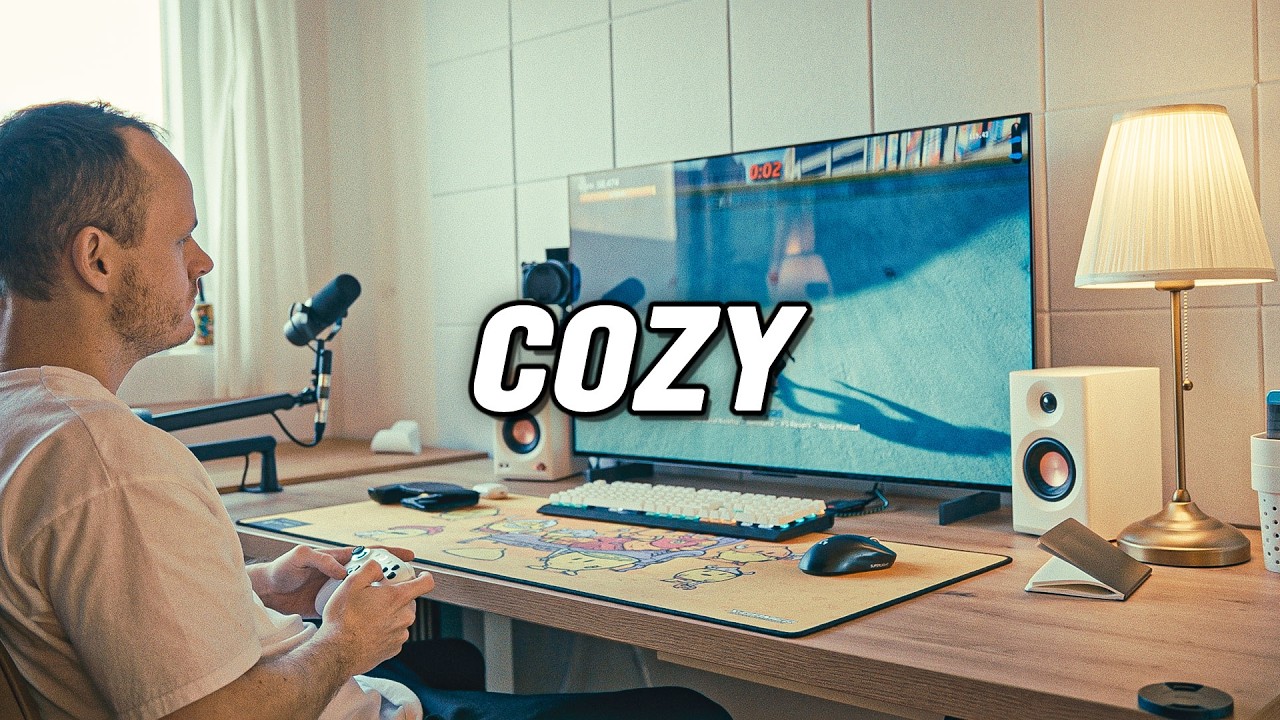 My Cozy Productive & Gaming Desk Setup (2026)