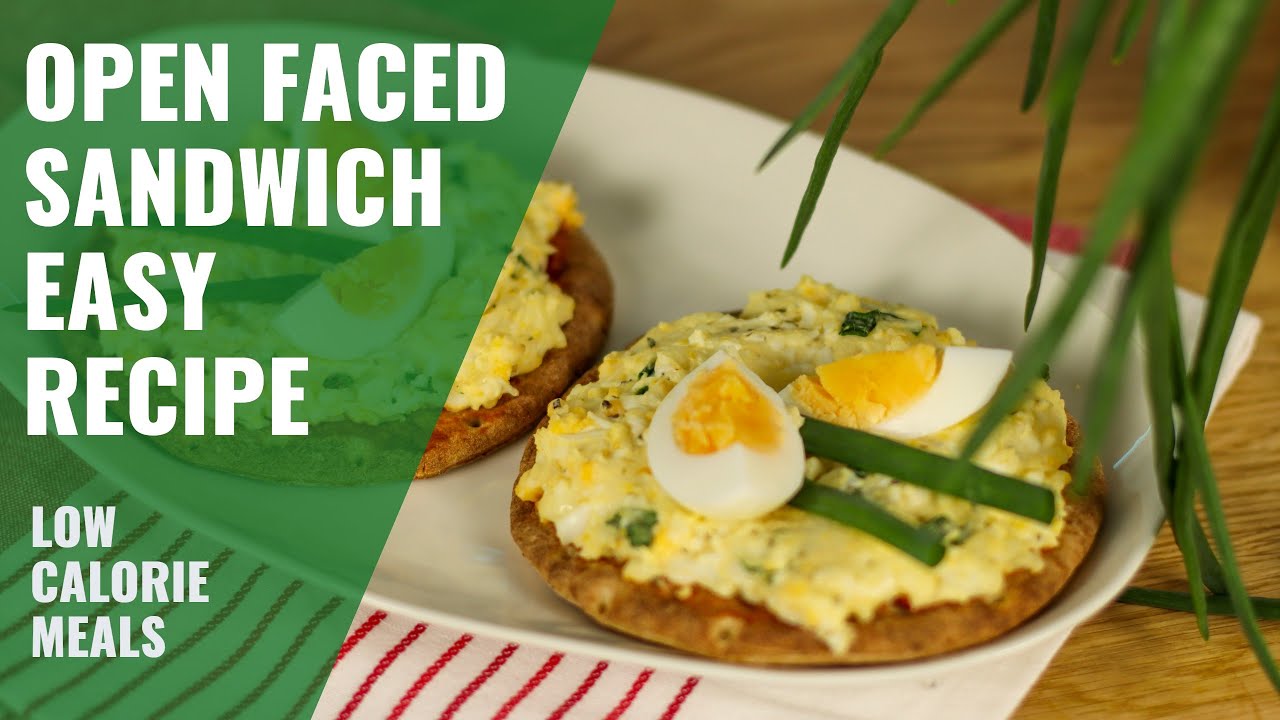 Open faced sandwich easy recipe