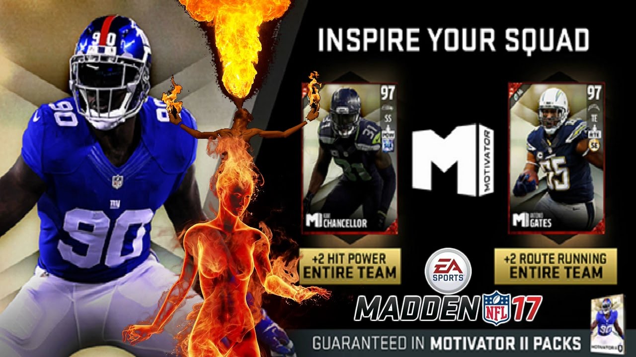 Motivator 2 overview & fire pull motivators pack opening madden 17 mut