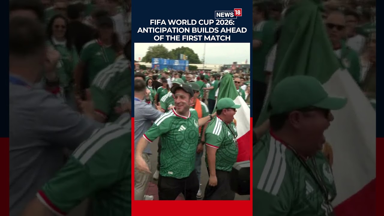Excited Fans Gather Ahead of FIFA World Cup 2026 Opening Match at Estadio Azteca | N18S