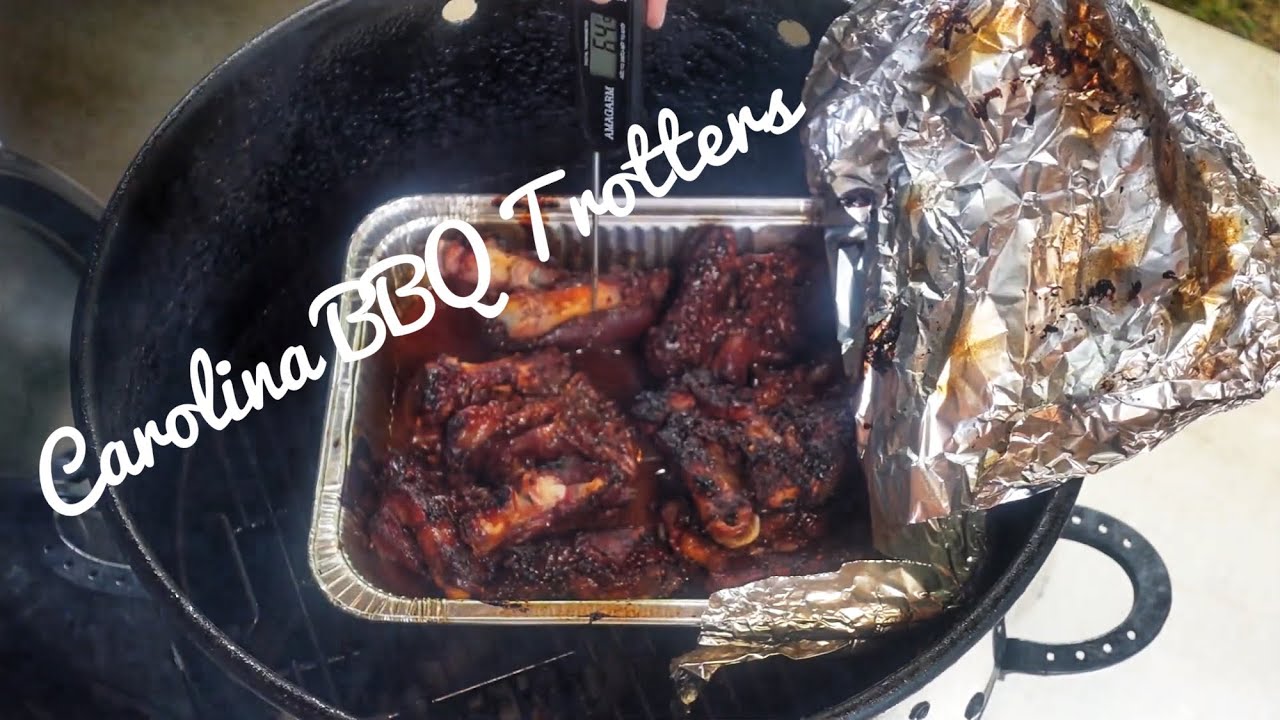 Carolina BBQ Trotters #unclestevesshake #pitbarrelcooker