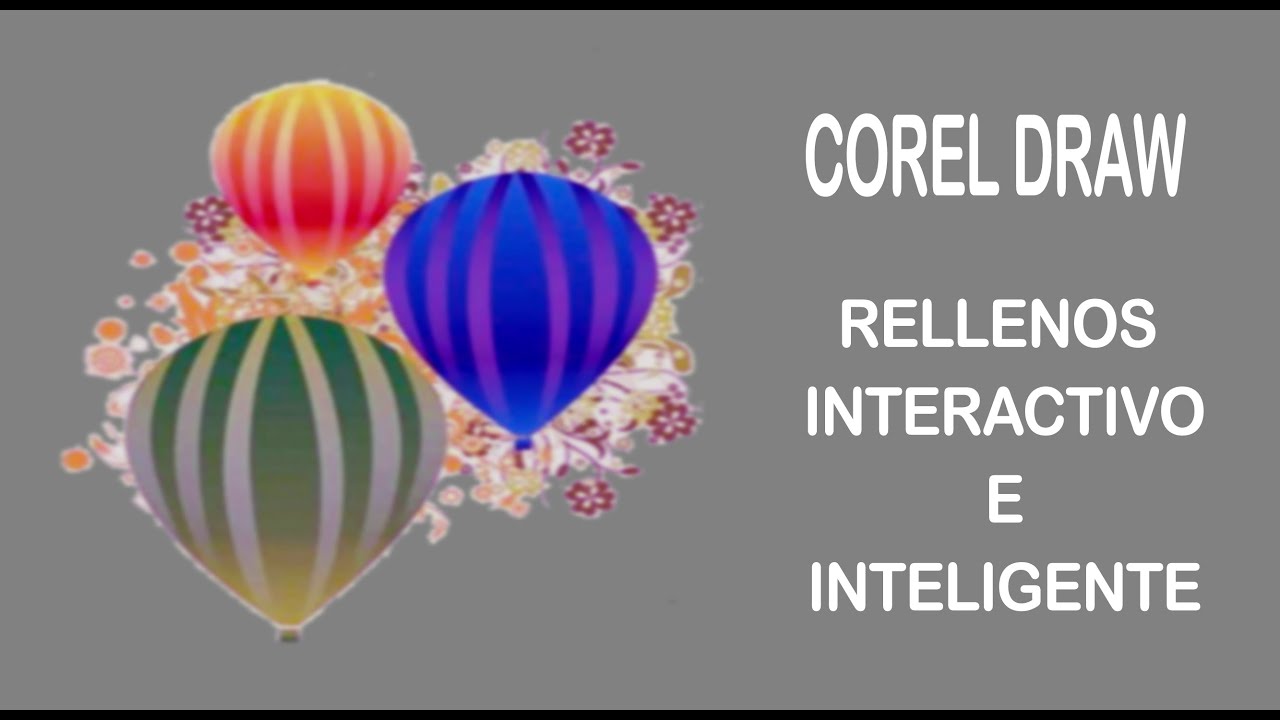 Corel draw Herramientas de relleno interactivo y relleno inteligente
