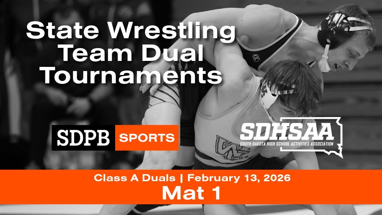 SDHSAA Class A Team Dual Wrestling - Mat 1 | 2026-02-13