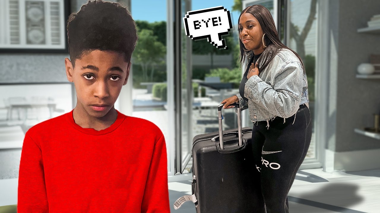 Mom Goes On A TRIP For the First Time without Son😔