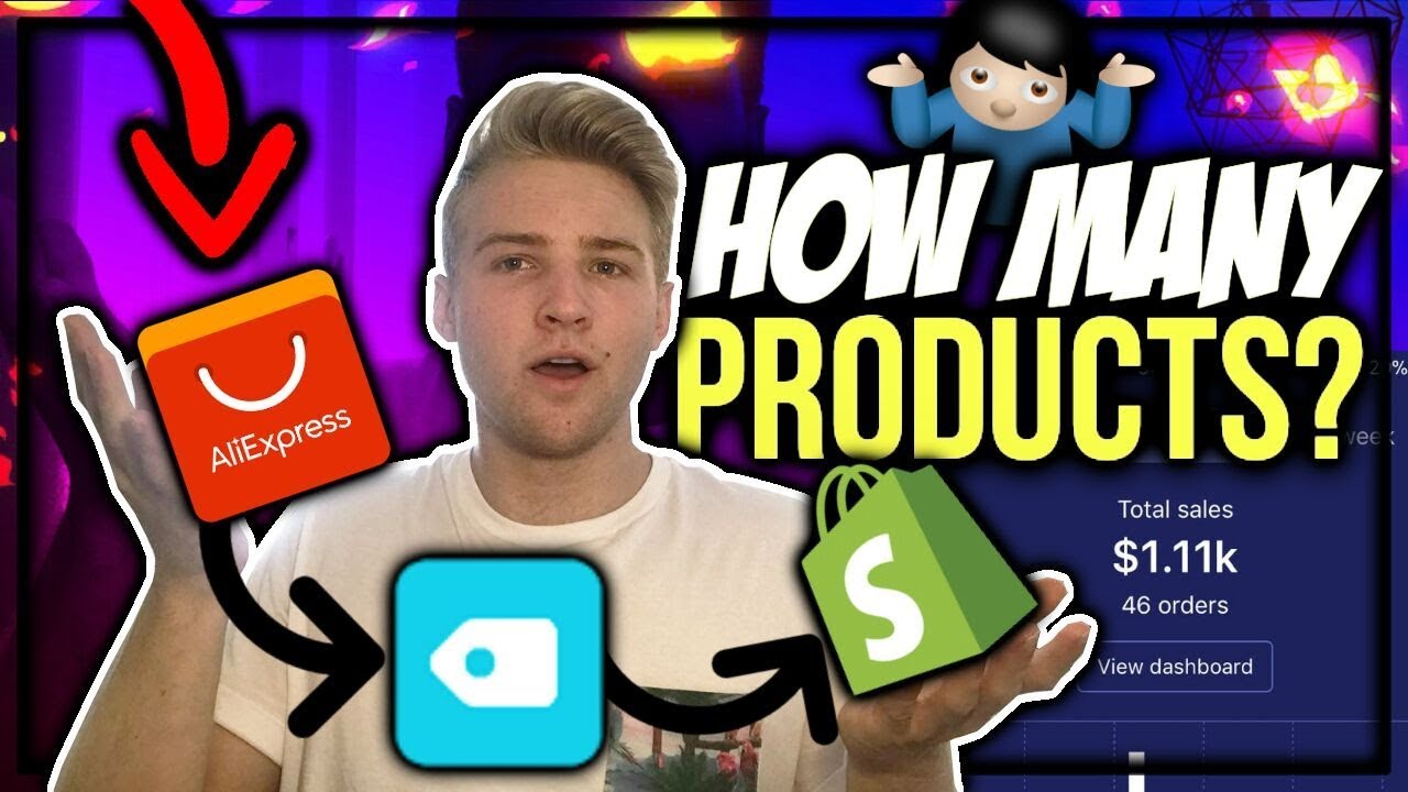 Сколько товаров следует разместить в магазине Shopify?