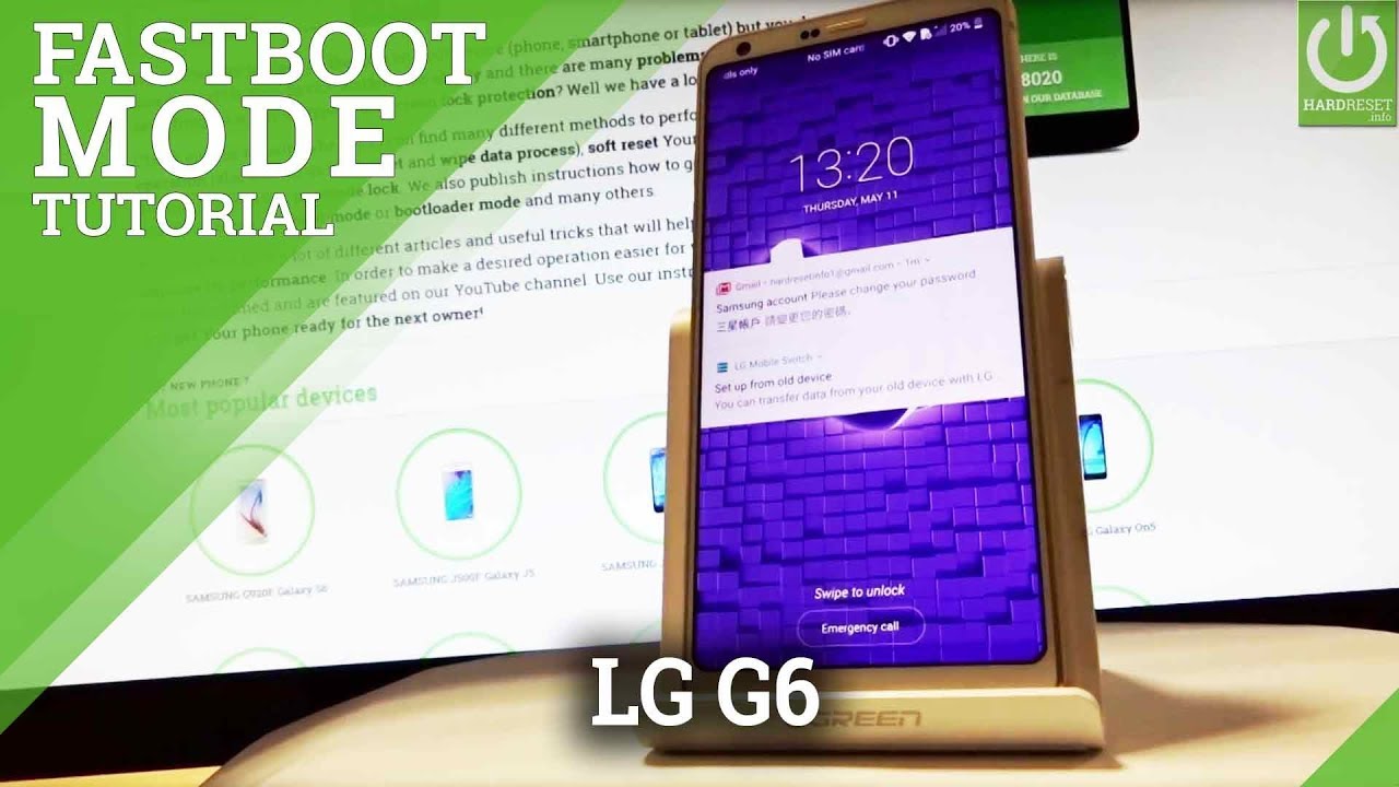 Fastboot Mode LG G6 H870 - Enter / Quit LG Fastboot