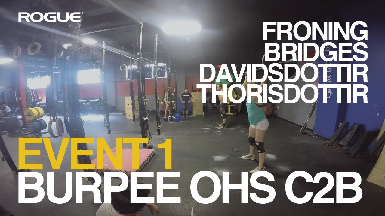 Event 1 - Rogue Team Black - Froning, Bridges, Davidsdottir, Thorisdottir