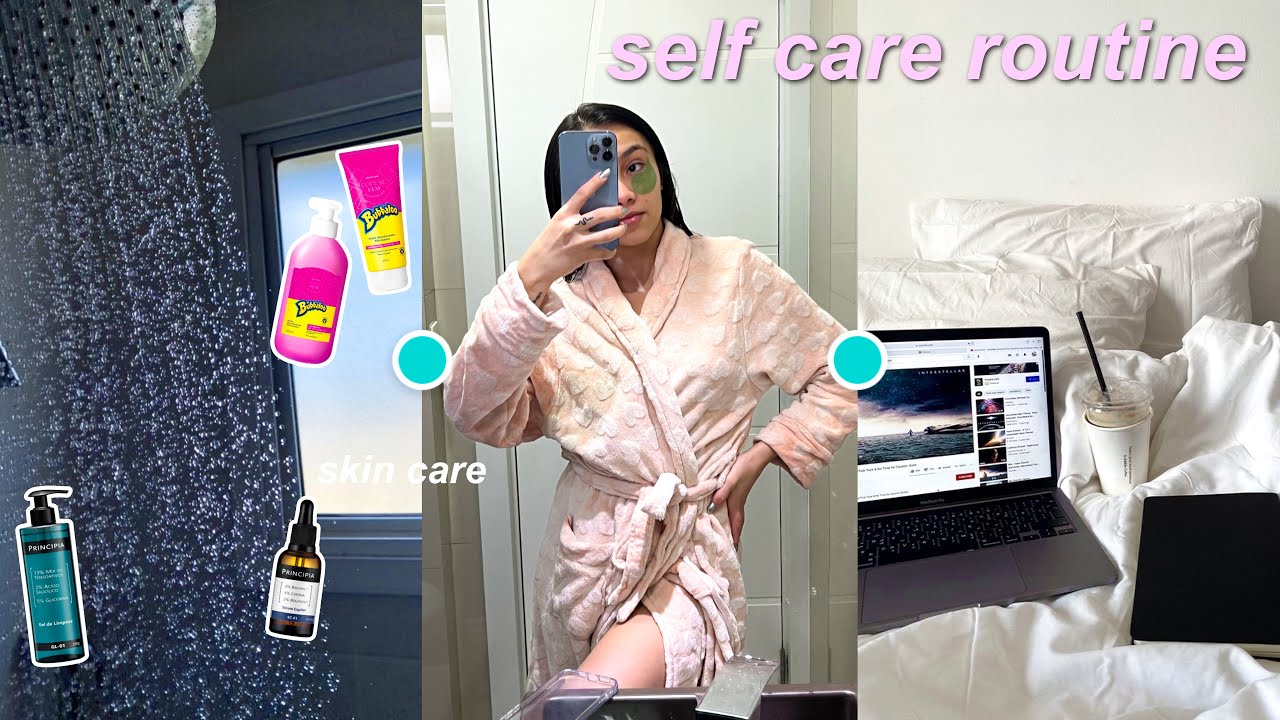 SELF CARE DAY | minha rotina de banho + leitura & organização