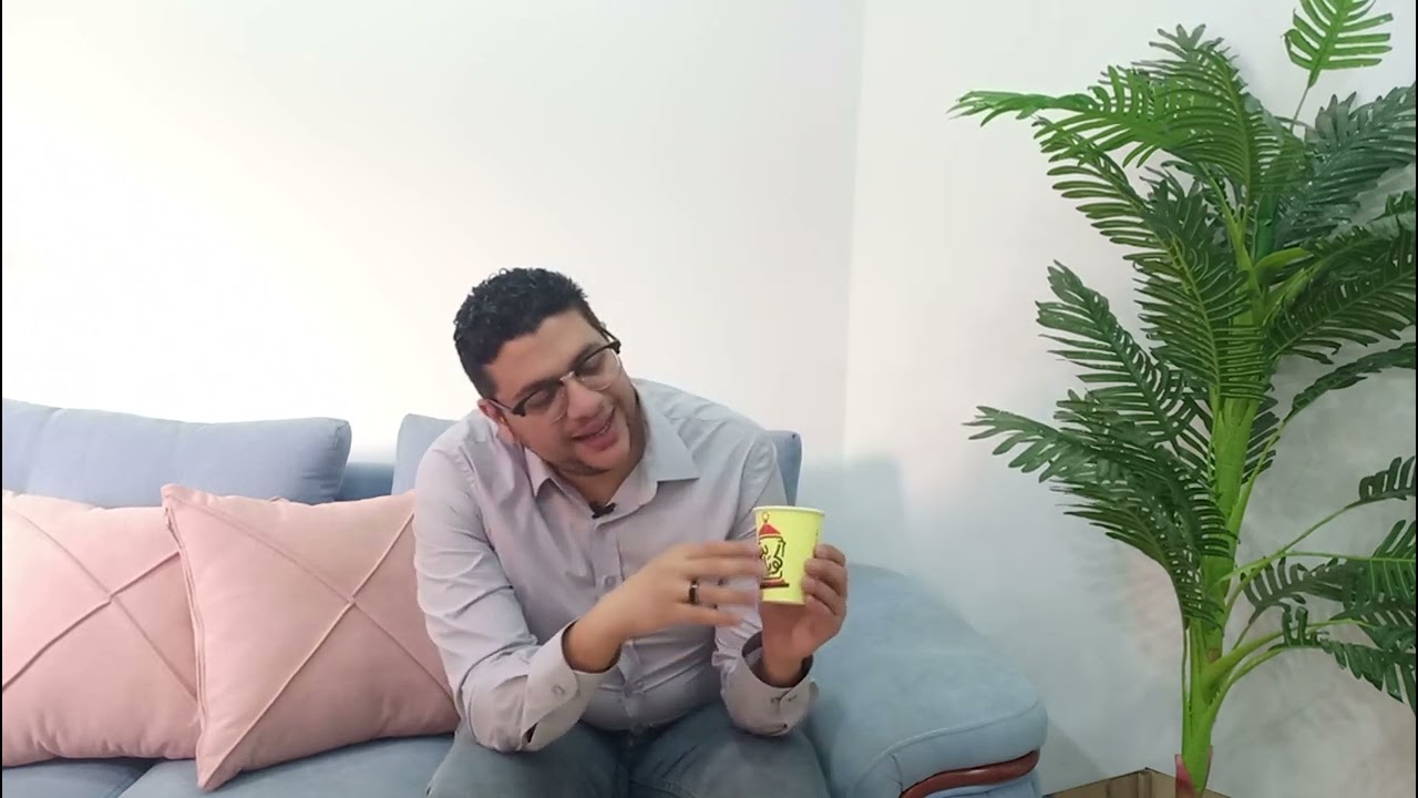 تمرين الشرب بيقظة mindful drinking 
in Arabic