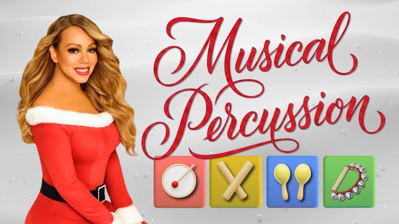 Xmas Percussion 🥁 ALL I WANT FOR CHRISTMAS Play Along Musicogram