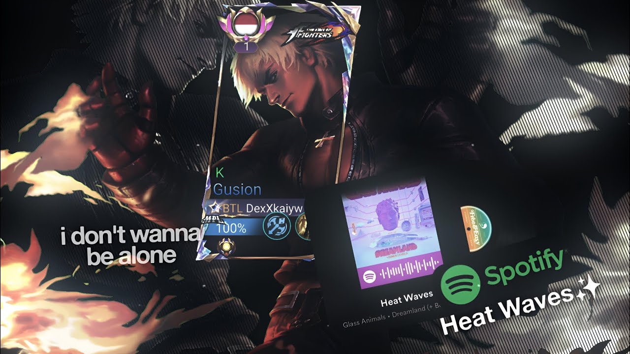 Preset Aesthetic Typography🥀✨- Mlbb Heat Waves🎶- Trend Tiktok