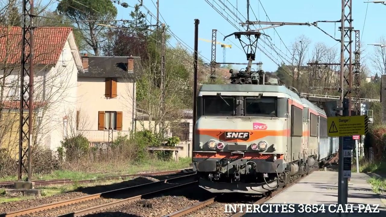 Trains dans le Limousin, dans le Poitou et à Saint-Pierre-des-Corps, avril 2025