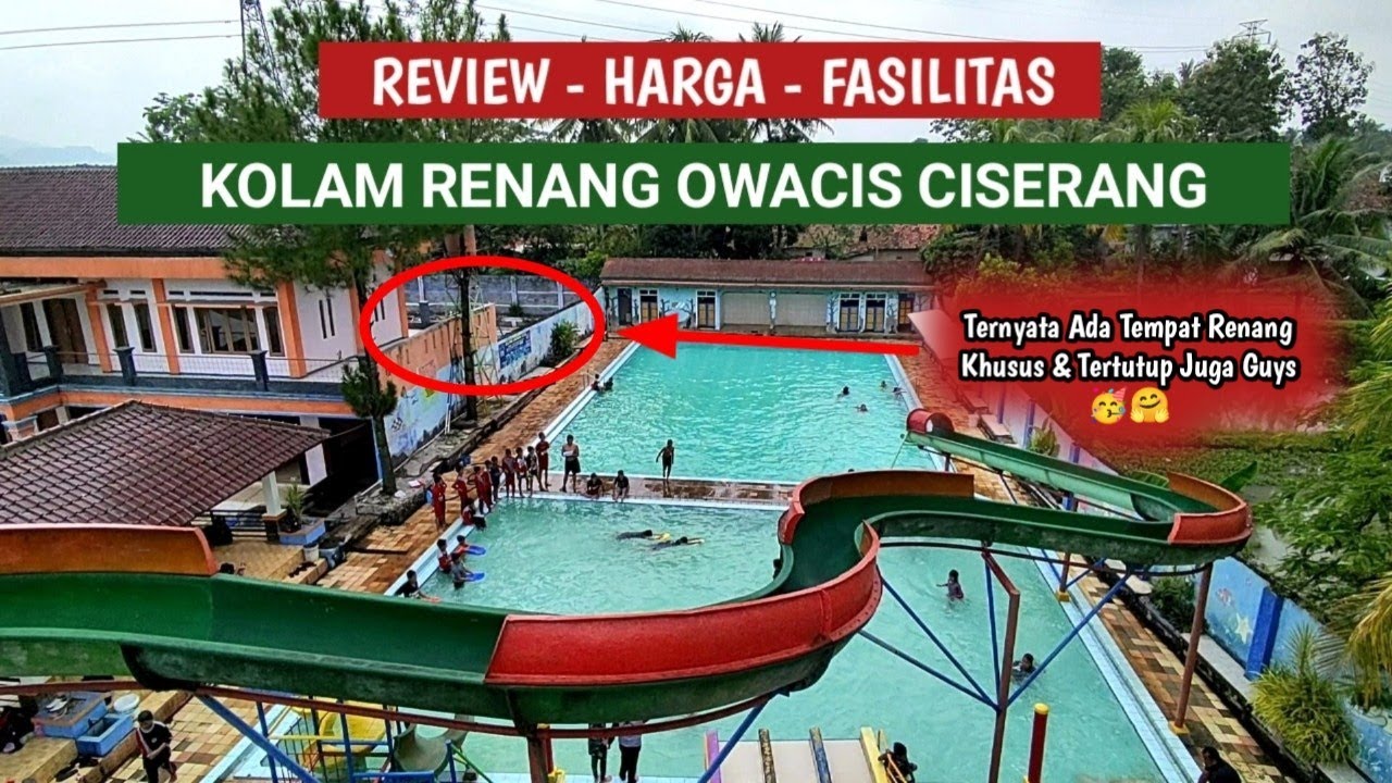 Kolam Renang Ciserang I Objek Wisata Air Ciserang (OWACIS) Plered Purwakarta