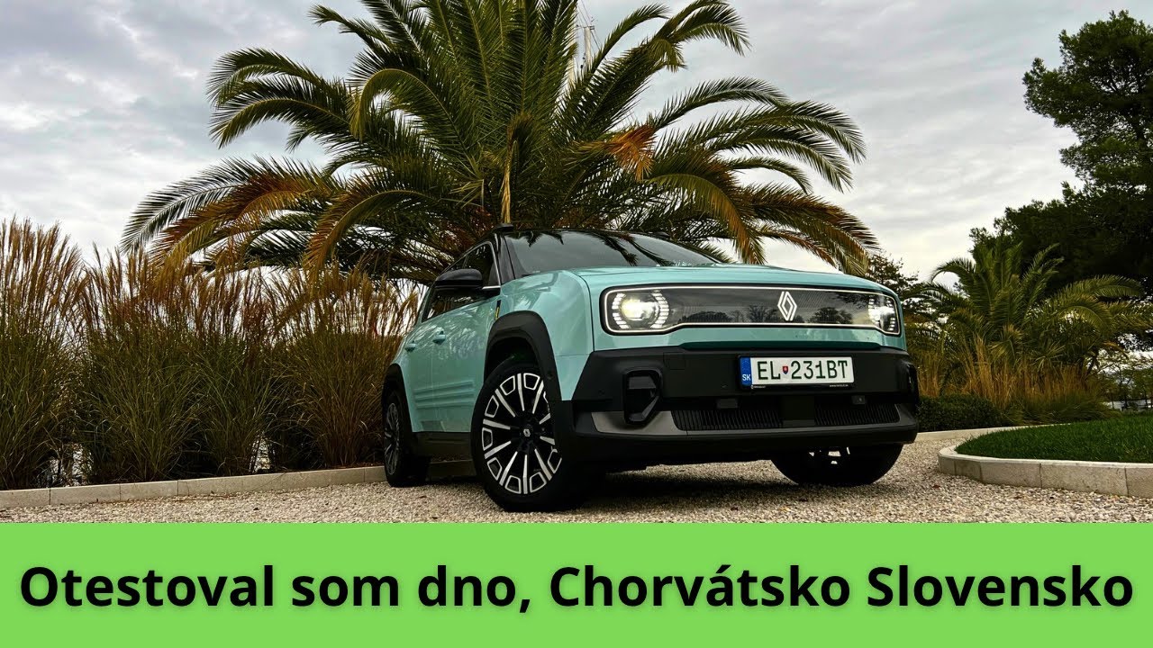 Otestoval som dno Renault 4 Chorvátsko Slovensko