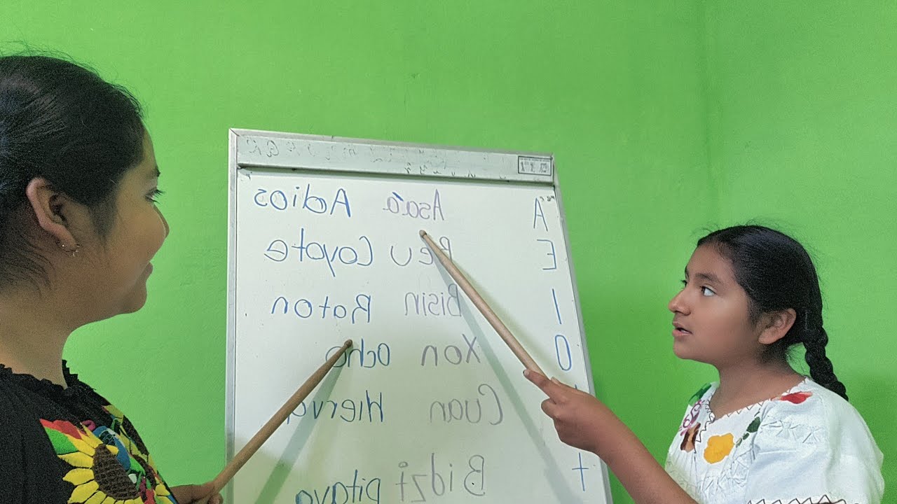 Aprendiendo a escribir en Zapoteco