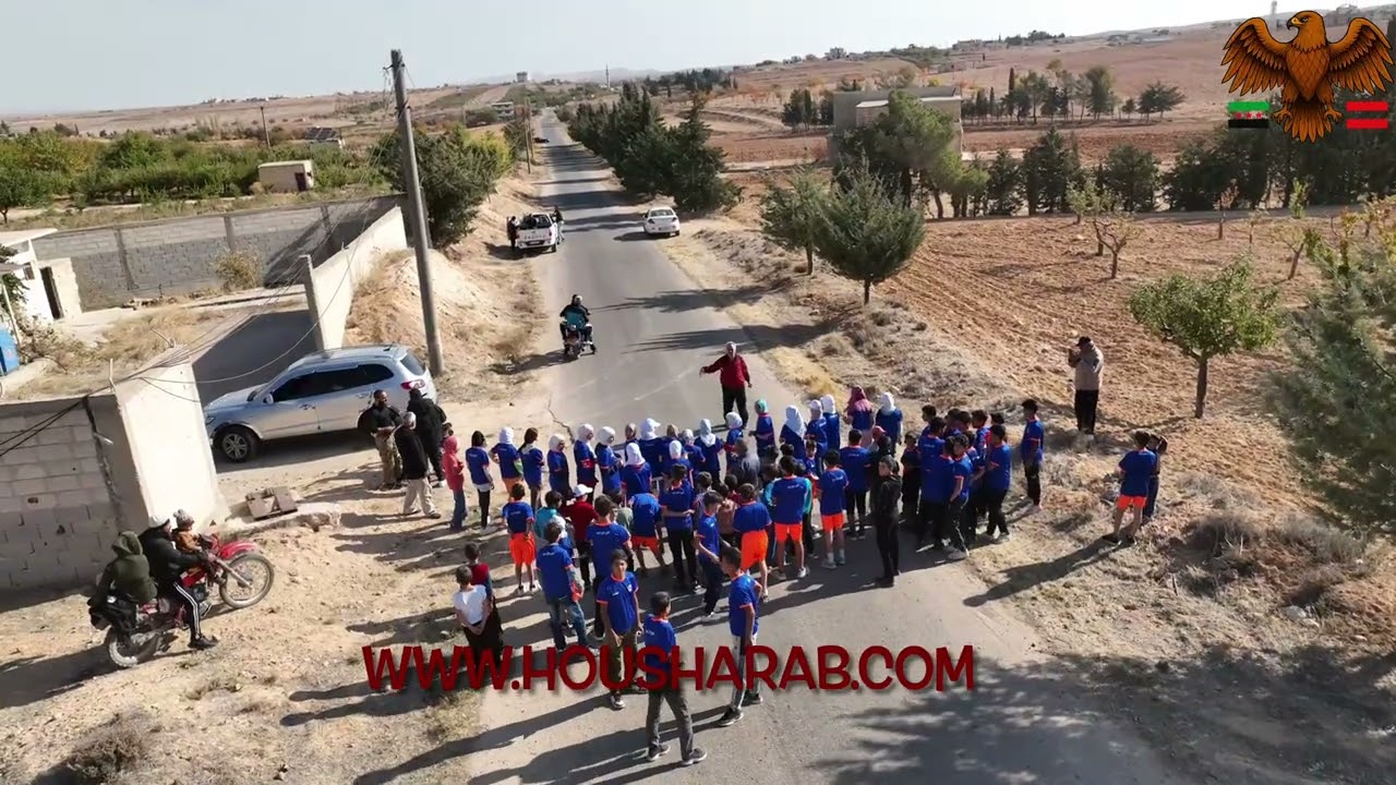 من الأعلى… حوش عرب تركض نحو الأمل – ماراثون طلابنا بعدسة Drone 4K	3.