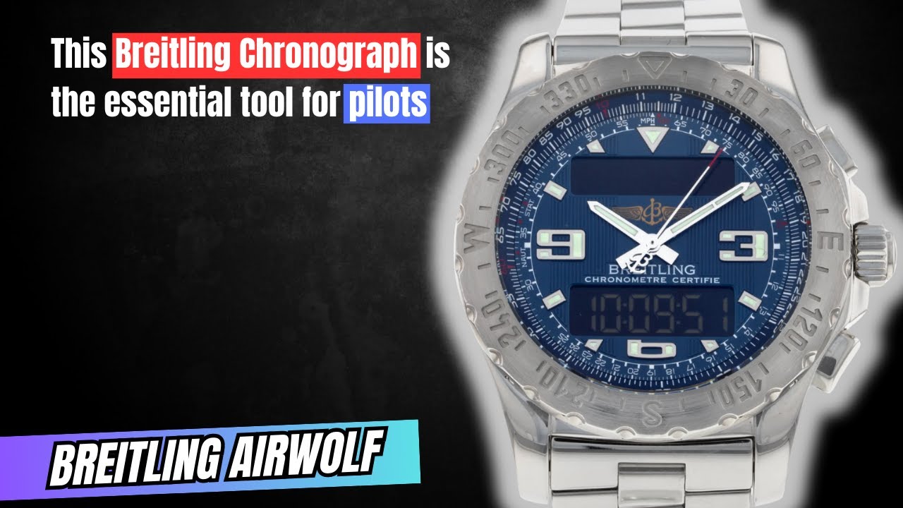 Breitling Airwolf 😍 The world's best super quartz pilot's watch?