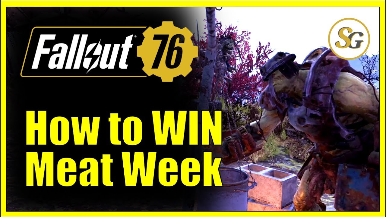 A guided walkthrough the Meat Week events - #Fallout76