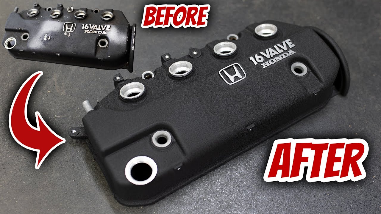How To Restore A Valve Cover with Wrinkle Paint