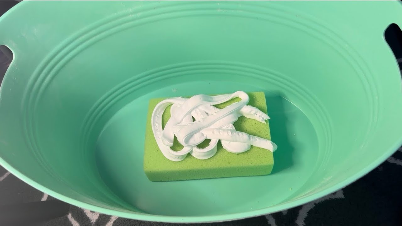 Sponge ASMR - Shaving Foam Car Sponge Ripping