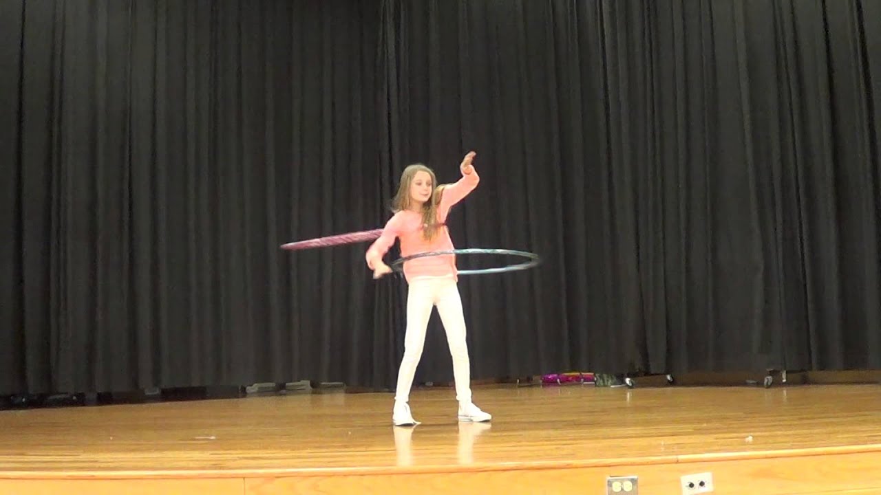 Audrey 5th Grade Talent Show- Hula Hoop