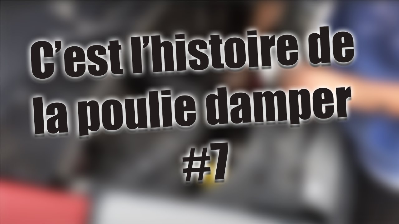 Courroie daccessoire et poulie damper renault master 3