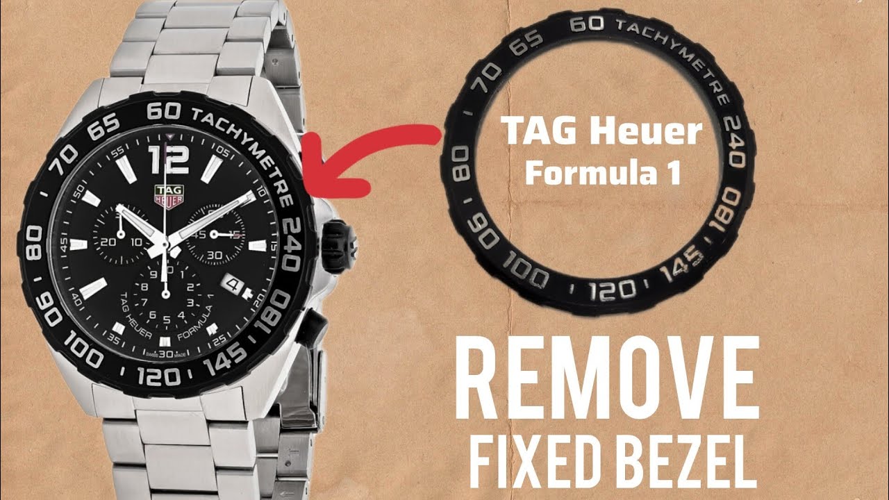 How To Remove & Fit TAG Heuer Formula 1 Fixed Bezel