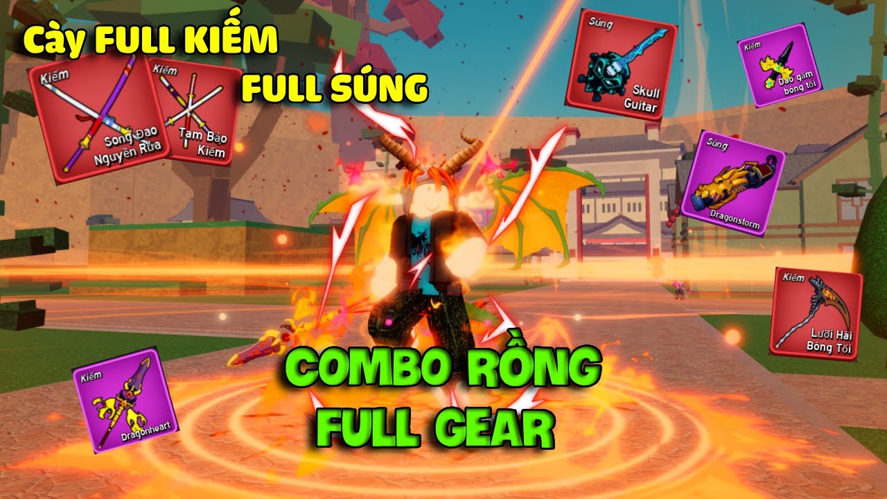 Do Là Quá Uy Tín Nên Mình Lại Cày FULL Vũ Khí Và COMBO Rồng FULL GEAR Cho Khách Trong Blox Fruit