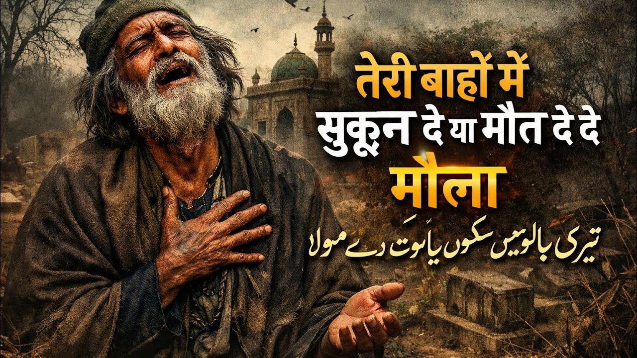 Teri Baahon Mein Sukoon De Ya Maut De De Maula | Heart Touching Sufi Qawwali | Emotional Islamic 