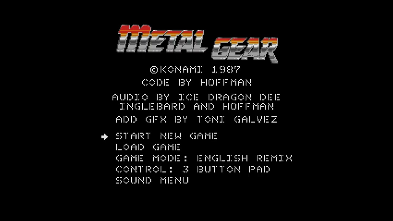 Metal Gear | SEGA Genesis Full Soundtrack OST (Real Hardware)