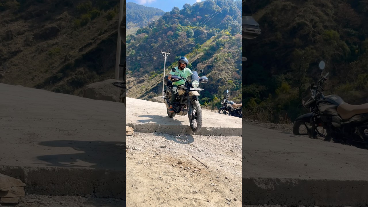 New Himalayan 450 Suspension ground clearance Test Offroad SuspensionTest RoyalEnfield Himalayan