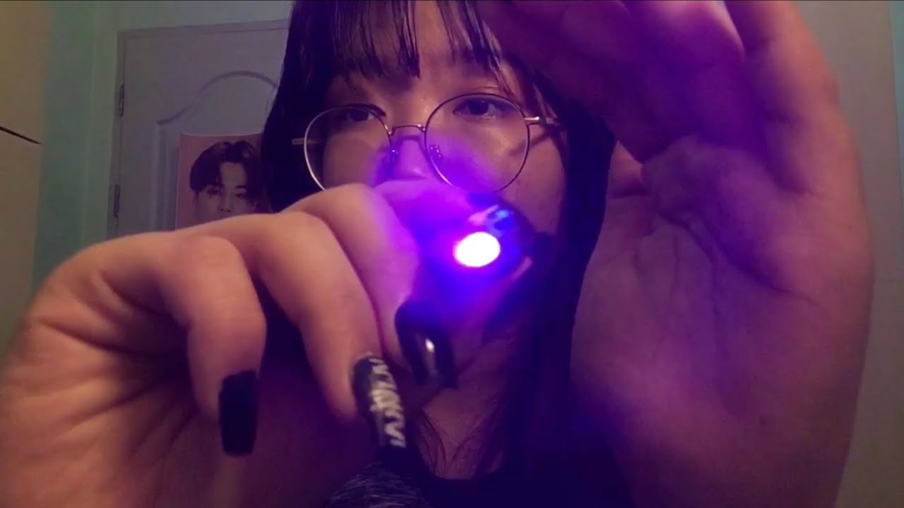 ASMR\\ 4 Roleplay~ ( cranial nerve exam,spa,plucking,makeup)