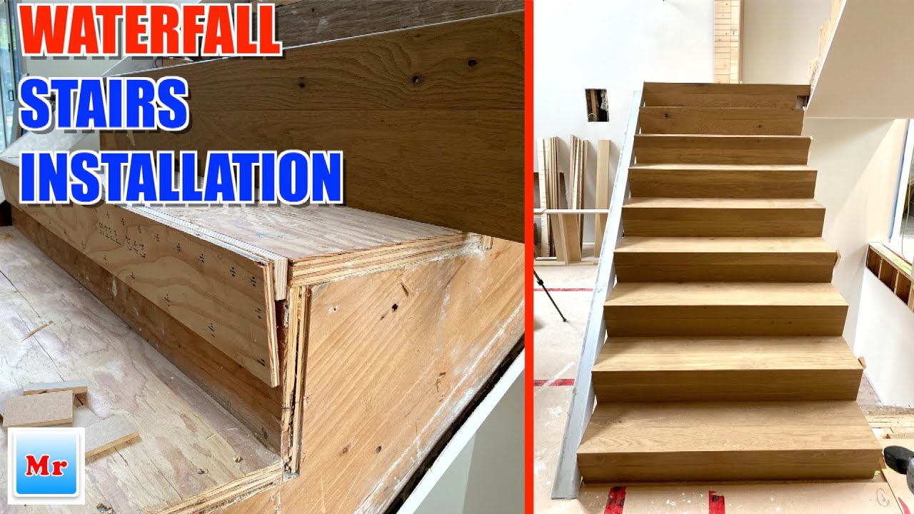 How To Install Waterfall Stairs MrYoucandoityourself
